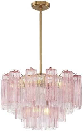 Crystorama Addis 9 Light Aged Brass Chandelier