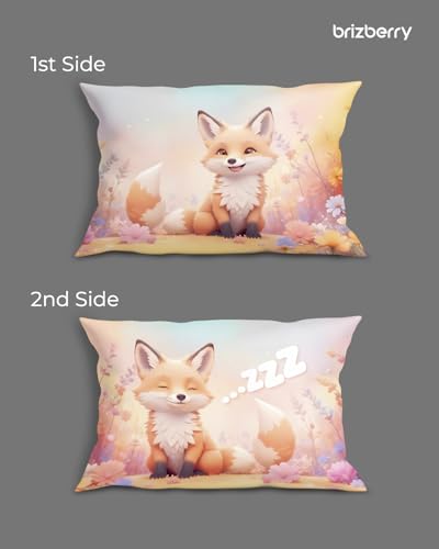 Image of Brizberry Kids Pillow Cushion with Super Soft Fabric | Animal & Cartoon Prints | 12x18 inches (Design 16)