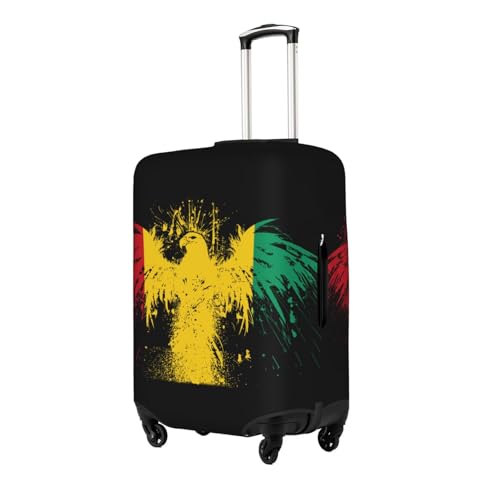 Travel Luggage Cover Guinea Guinean Flag Fashion Washable Baggage Suitcase Protector Fit For Luggage Small2