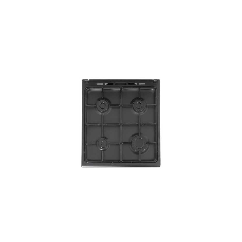 Cuisiniere gaz OCEANIC OCEACG50GB - 4 feux - L49,8 xP61 xH 86 cm - Noir