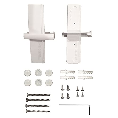 Pack de fixations Novellini Star R blanc rails Hydro Home