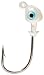 Strike King Saltwater Flats Jig Head Bait (Pearl, 0.25-Ounce)