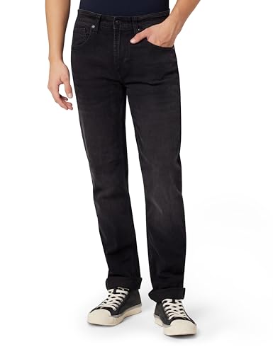 Image of Pepe Jeans Men's Straight Fit Jeans|Mid Rise |Stretchable Fabric| Jeans for Men | Available in Plus Size