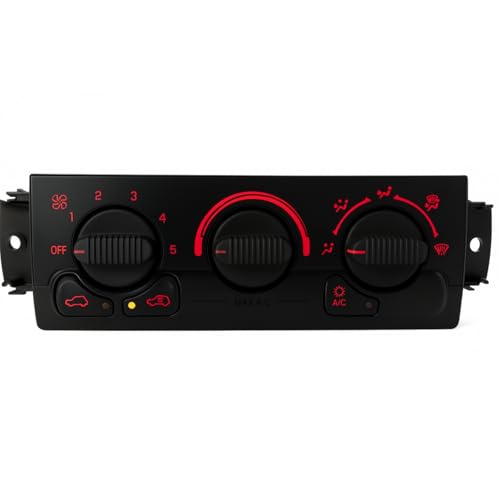 Kit de luces LED rojas para control clima AC Silverado 99-02 miniatura 1