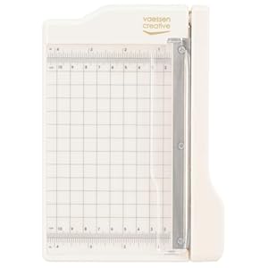 Vaessen Creative Mini Papierschneider 10x15cm Weiß