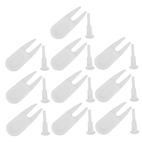 UPKOCH 10 Juegos Kit de Tapones Inflables para Pelota de Yoga Accesorios de Plástico Duradero con Extractores para Reemplazo de Bolas Pilates y Gimnasia Doméstico y Profesional