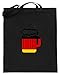 Jarra de cerveza con la bandera de Alemania, Oktoberfest, cerveza, Amor Múnich, Baviera, Carpa de fiesta (con asas largas), color Negro, talla 38cm-42cm