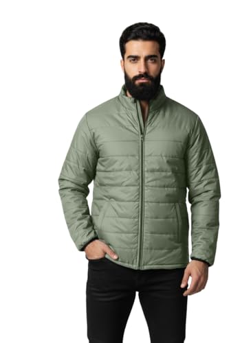 TAGAS JACKET|mans Winter Puffer Jacket| Men’s Solid Black Quilted...