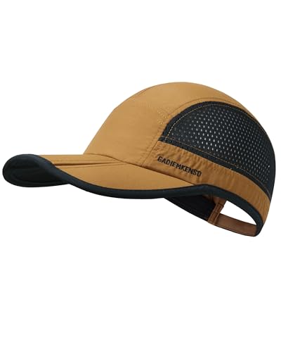 GADIEMKENSD Mens Folding Outdoor Hat Long Brim UPF 50+ Sun Protection
