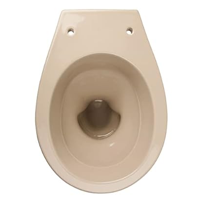 Stand-WC Tiefspüler Abgang Wand Waagerecht Toilette WC Bahama Beige – Bild 4