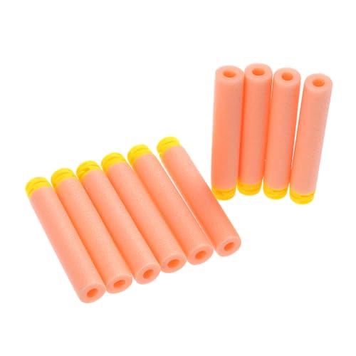 TOBBOMEY 100 Piezas Dardos Cabeza Z para Guerra Material EVA Seguro y Compatibles con Lanzadores Originales Color Naranja