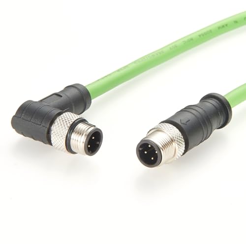 Cable Ethernet Profinet Cat5 M12 D Code 5 m miniatura 1