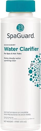 SpaGuard Spa Water Clarifier, 1 Pint, Makes Cloudy Water Sparkling Clear, Eliminates Odor, Suitable for Spas and Hot Tubs