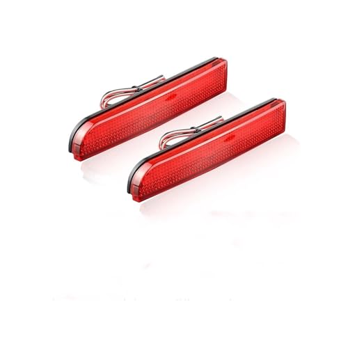 Reflector de parachoques trasero para coche Mitsubishi Lancer, EVO X y Outlander ASX, 2 uds.
