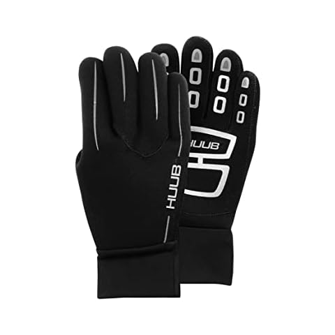 Huub Swimming Gloves/Long Cold Bike Rides / 3mm Thickness Neoprene Gloves/Perfect for Cold water swims/Diving Gloves Cover