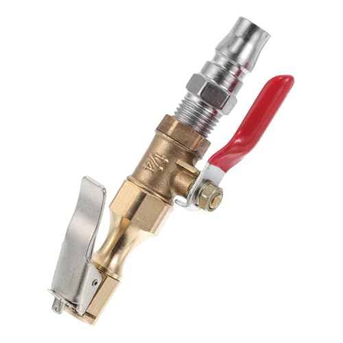 FELTECHELECTR Locking Chuck Car Air Chuck Metal Tire Inflator Air Compressor Attachments Versatile for Vehicles