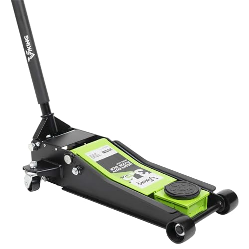 AFF Viking 3.5 Ton Floor Jack - Low Profile Car Jack with Lightning Lift Hydraulic - Heavy Duty