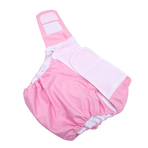 COLLBATH Pañal para Adultos Lavable con Absorción Alta Reutilizable para Incontinencia Talla Ajustable para Ancianos y Mujeres