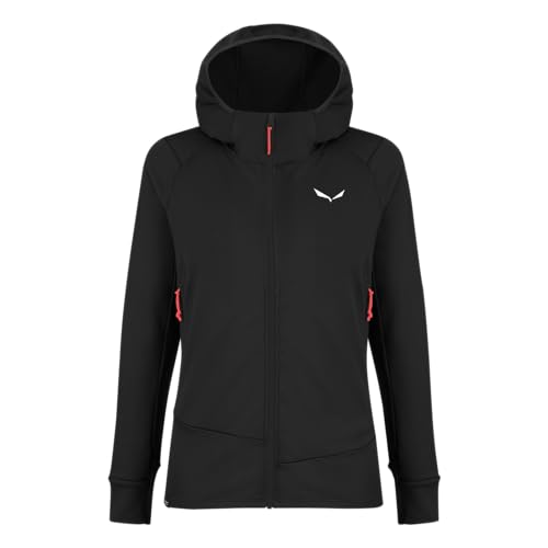 Chaqueta Salewa Puez Polarlite de mujer, ideal para senderismo y trekking con capucha