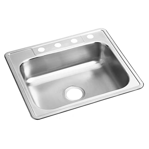 Image of Dayton D125224 Single Bowl Drop-in Stainless Steel Sink