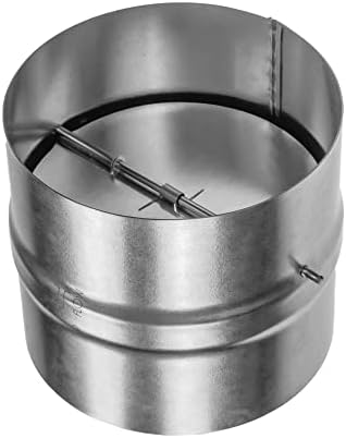 Draft Blocker 4 Inch - Backdraft Damper - Draft Stopper - Backflow Preventer - Vent Deflector (4'' Inch)