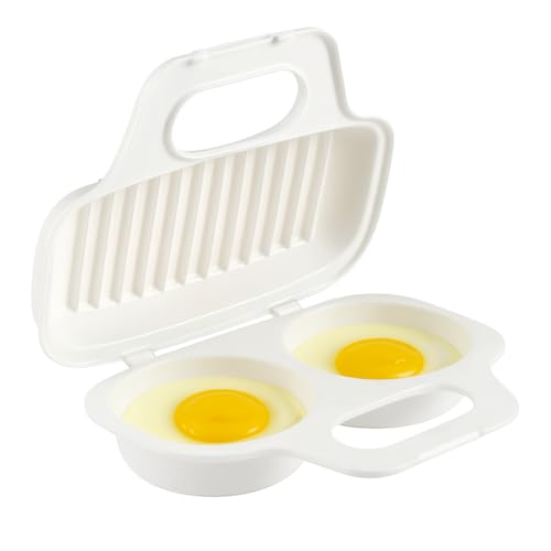 Comparison: Best Egg Poacher Microwave 4 Microwave Egg Poacher BPA-Free by Dependable Industries Inc. Essentials – Quick & Easy 2-Cavity Egg Cooker for Perfect Poached Eggs in Minutes – Dishwasher & Microwave Safe