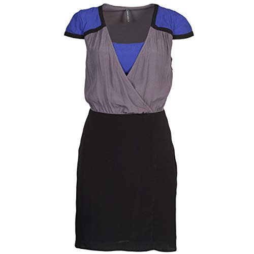 Nafnaf LYFAN R1 Vestido, Multicolor (1134 Noir/Gris Chiné), 42 para Mujer