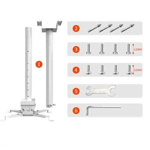 Soporte para proyector extensible con anclaje universal multifunción 8