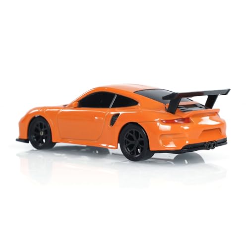 Image of US in Stock, 1 /43 Scale RC Drift Race Vehicle Gyro 4WD R34 Mini Racing Car Ready to Go Mini Remote Control Car High Speed Model for Collection Hobby Gift Boys(Orange)