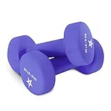 Yes4All 20 lbs Dumbbells Neoprene with Non Slip Grip – Great for Total Body Workout – Total Weight: 40 lbs (Set of 2)