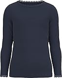 Kinder T-Shirt NAME IT Mädchen NKFLITTE LS XSL TOP NOOS Langarmshirt, Dark Sapphire, 134-140