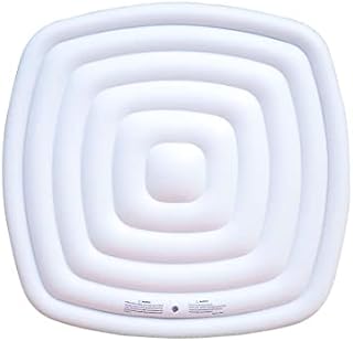 MSpa Hot Tub Spa Heat Preserver & Rain Outflow Inflatable Bladder Cover Square Fits All 6 People Square Spa Alpine/Tekapo/Soho/Bliss/Lite 160cm