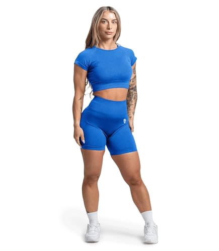 Image of Gymreapers Short Sleeve Workout Tops for Women - Crop Tops for Women Tee - Yoga Athletic Tops for Running, Gym, & Training