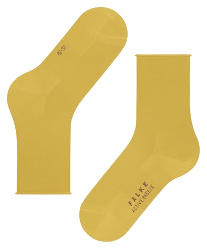 Image of FALKE Women's Active Breeze Socks, Breathable, Cooling Effect, Lyocell, Crew Length, Sweat Wicking, Coolmax Clothing, 1 Pair | refreshing