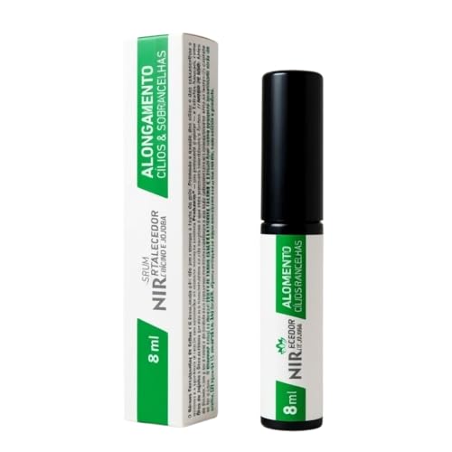 Sérum Cílios e Sobrancelhas Niraj: Alongamento e Crescimento com Rícino e Jojoba, 8ml