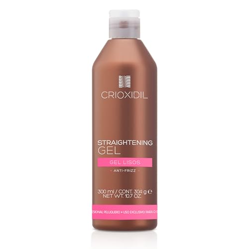 CRIOXIDIL - Gel Lisos - 300 ml - Facilita el Alisado con el Secador o Plancha - con Protector del Calor para el Pelo - Hidrata el Cabello - Protege contra la Humedad