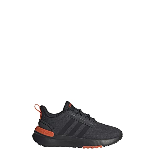 adidas Racer TR21 Running Shoe, Carbon/Black/Semi Impact Orange, 11 US Unisex Little Kid2