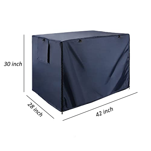 Capa durável para gaiola de cães - porta dupla, capa para gaiola de animais de estimação, impermeáve