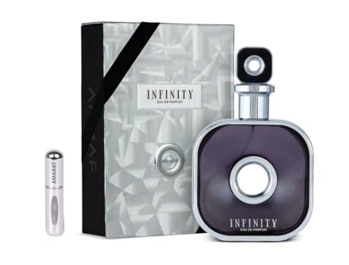 Perfume Infinity Silver Eau de Parfum 105 ml, Perfume Árabe...