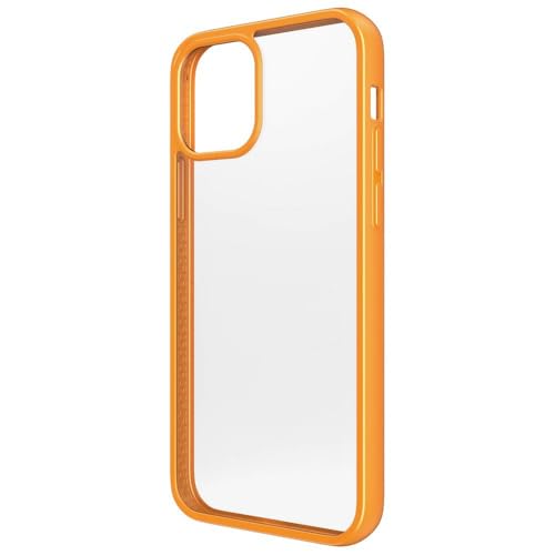 FUNDA TRANSP IPHONE 12 Pro Max ACCS Marco Naranja Anti BACTERIAS