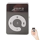  Clip MP3 Player 8GB  Mini Reproductor MP3 Compatible con Tarjeta 8GB  Reproductor MP3 6 Colores, Ligero, Incluye Cable USB y Auriculares Gusengo