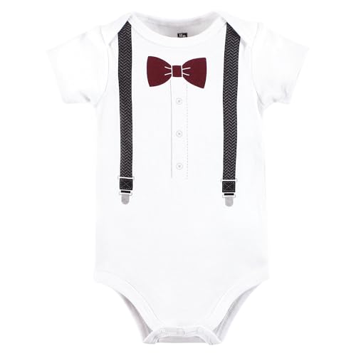 Image of Hudson Baby Unisex Baby Cotton Bodysuit, Pant and Shoe Set