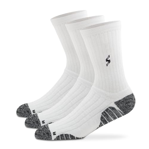 Image of Supersox Calf Length Sports Socks For Men Combo, Made With Durable Breathable Cotton, Anti Odour, Anti Bacterial, Anti Sweat, Moisture Aborbant with Thick Cushioned Bottom (Multicolor, Pack of 3)