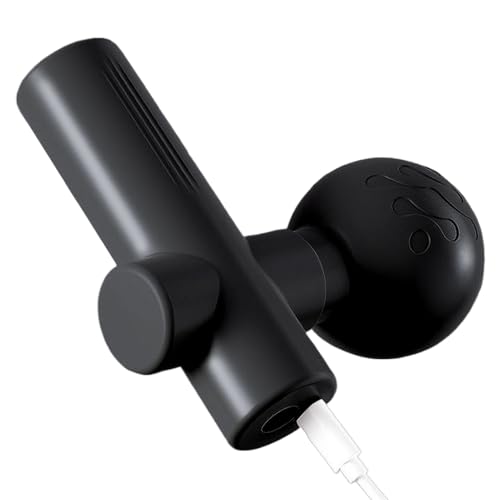 Masajeador de Tejido Profundo, Pequeño Masajeador Eléctrico de Mano, Accesorio de Masaje Silencioso Portátil para Cuello Espalda Piernas Manos