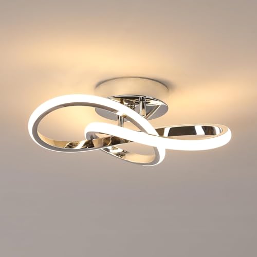 【Specifiche del prodotto】: Dimensioni della lampada da soffitto: 25*25*12 cm. Colore: argento. Materiale: alluminio pressofuso + acrilico. Potenza: 22W, Lumen: 2500lm, Temperatura colore: 3000K bianco caldo. Tensione: 220 V-240 V. Area di illuminazione applicabile: 8-20 metri quadrati