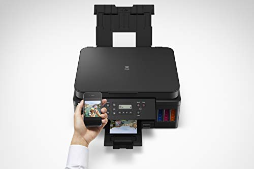 Canon Pixma G6020 All-In-One Supertank Wireless (Megatank) Printer, Copier And Scan With Mobile Printing, Black, Works With Alexa #TOP2