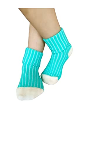 Sierra Socks Toddler Combed Cotton Ribbed Turn Cuff 2-Pack Socks