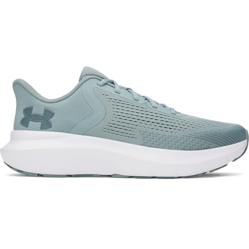 Under Armour Herren Charged Rogue 5, Running Schuhe mit Dämpfung, passgenaue Laufschuhe, atmungsaktive & leichte Sportschuhe für Männer,Serpentine / Jasper Blue / Jasper Blue,46