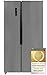 Produktbild Exquisit Side by Side Kühlschrank SBS 110-4X A+ | No Frost | 521 Liter | Inox