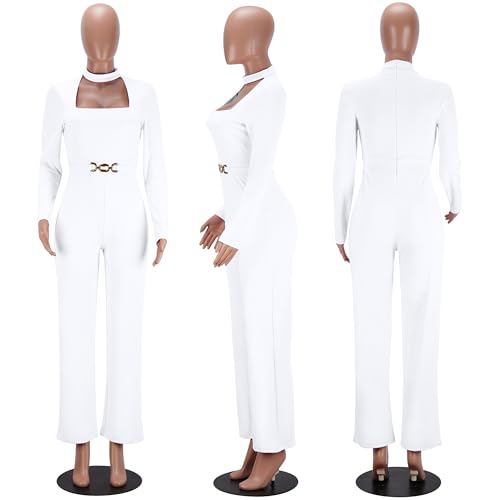 Image of Jigfar Women Sexy Elegant Bodycon Jumpsuit Going Out Romper Birthday Party Club Night Outfits